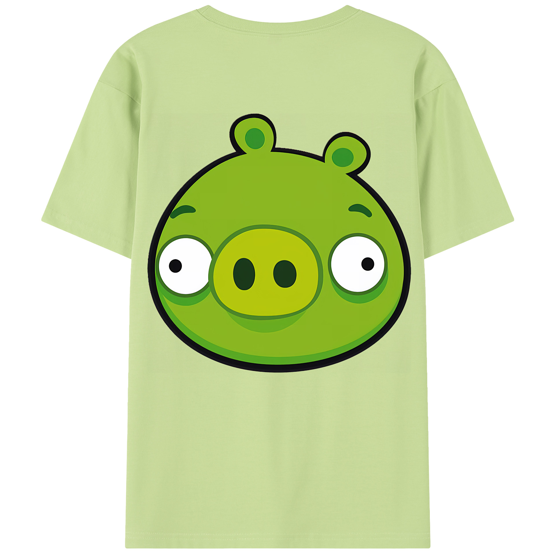 （画像用） Angry Birds アングリーバード 綿100％半袖Tシャツ（背面プリント）